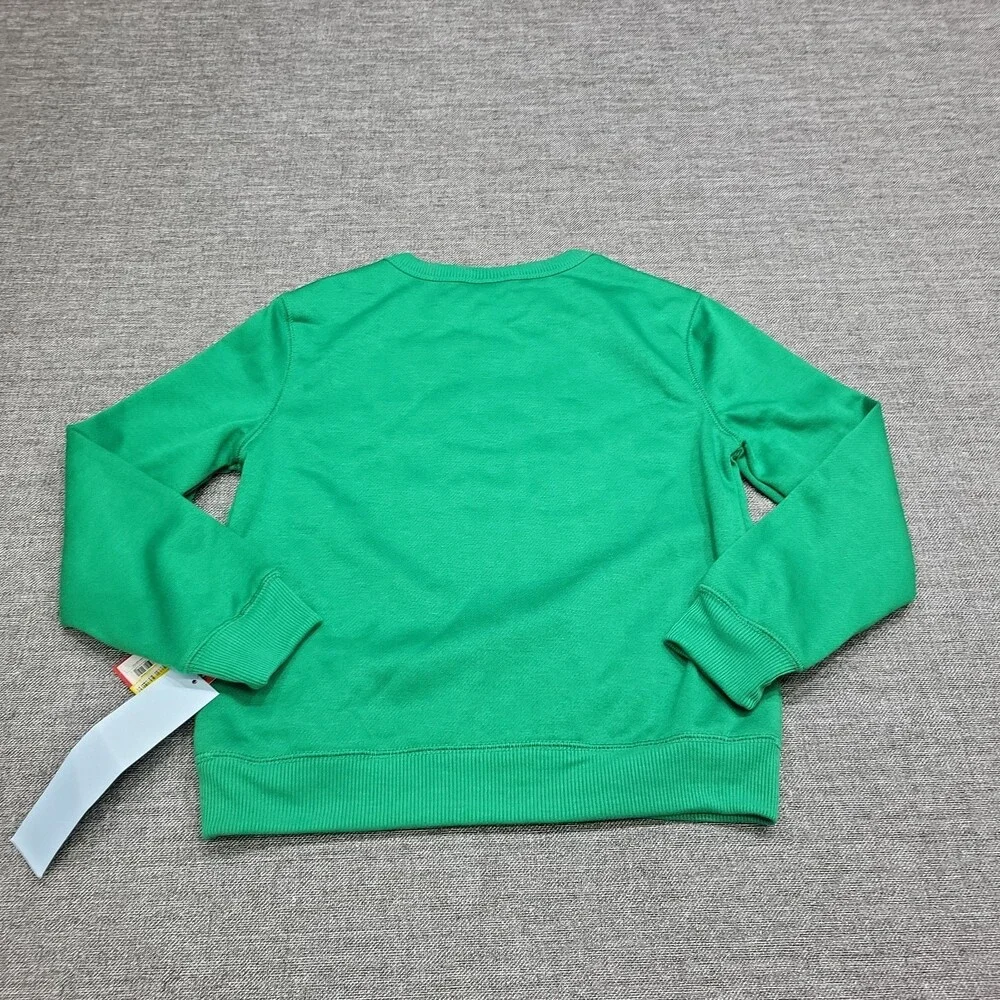 Wondershop Boys Girls Christmas Holidays Pajama Sweatshirt Green Size Medium 8